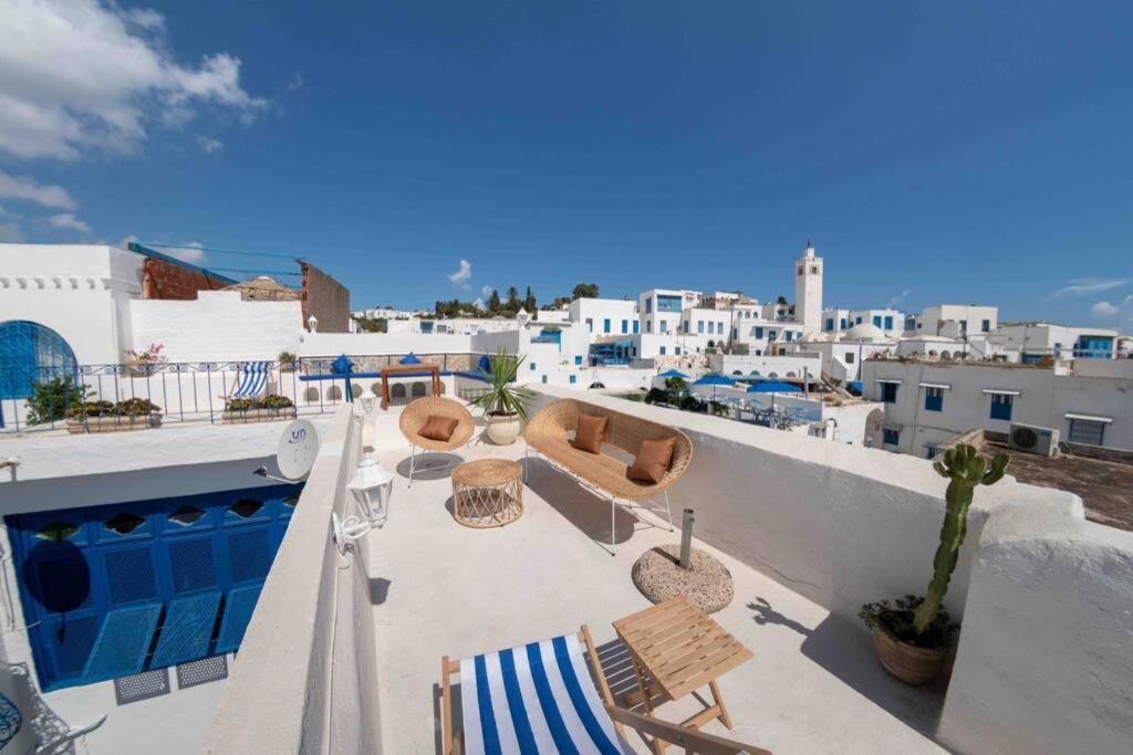 Charming Villa In The Heart Of Sidi Bousaid Sidi Bou Ali Exteriör bild