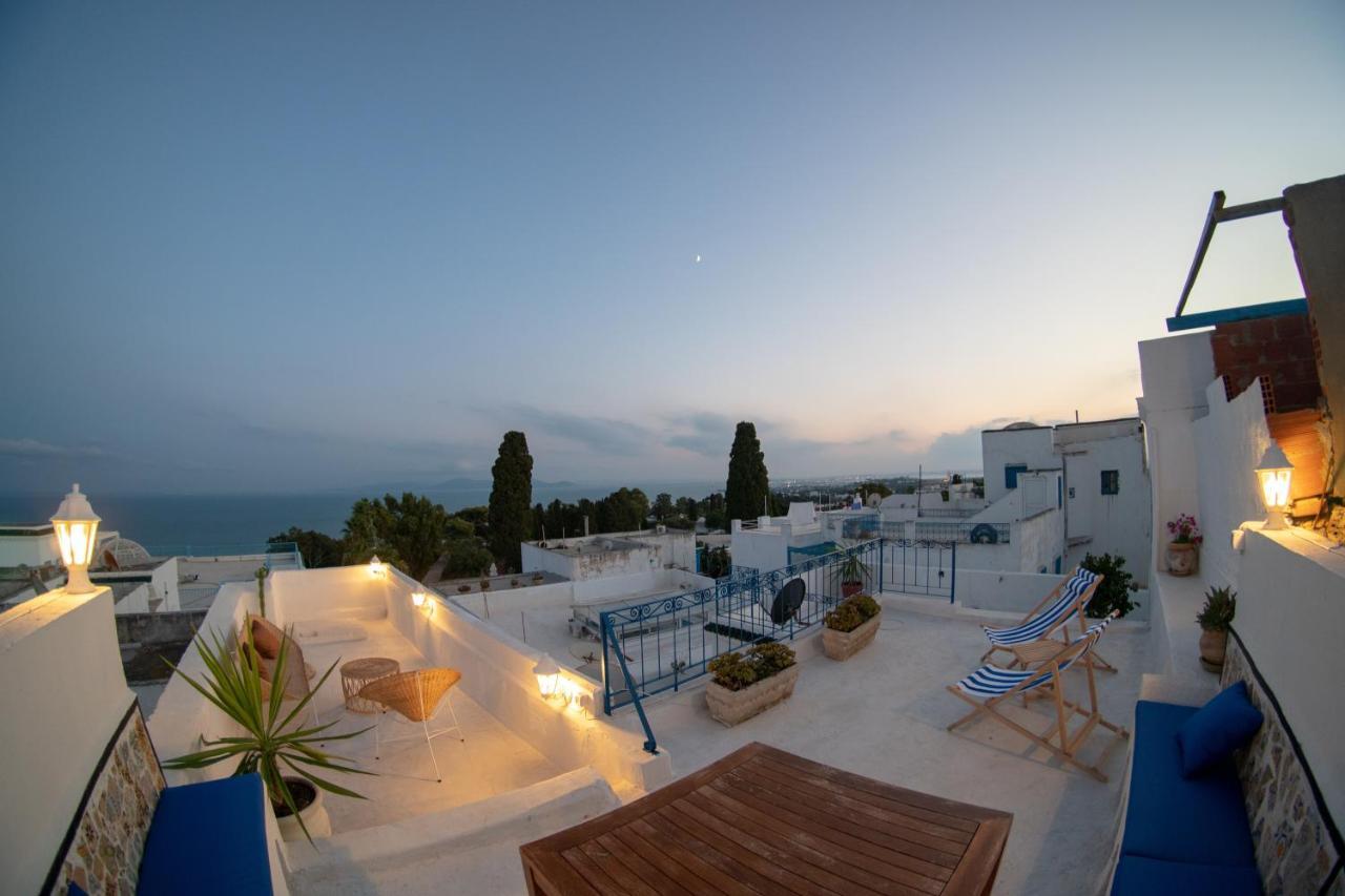 Charming Villa In The Heart Of Sidi Bousaid Sidi Bou Ali Exteriör bild